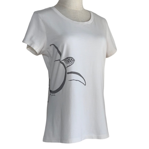 Crazy Shirts Short Sleeve Pima Tee Limited Edition Sea Turtle Swim Coconut Died - Picture 14 of 16